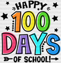 Stars Happy 100 Days Of School Dtf Transfer
