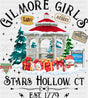 Stars Hollow Christmas DTF Transfer Adult Unisex S & M (10’’) / Dark Color Design (See Imaging)