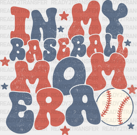 Stars In My Baseball Mom Era Design - Dtf Heat Transfer