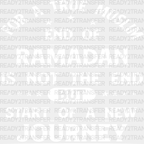 Start Of A New Journey - Muslim Dtf Transfer Adult Unisex S & M (10’’) / Light Color Design