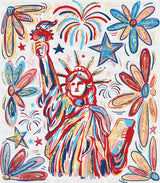 Statue Of Liberty Colorful Design - 4th Of July DTF Transfer