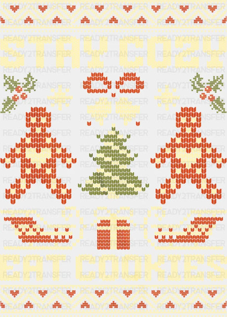 Stay Cozy Eat Cookies - Christmas DTF Transfer