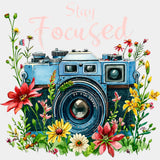Stay Focused - Photography DTF Transfers - Adult Unisex - S & M (10’’) / Light Color Design (See Imaging)