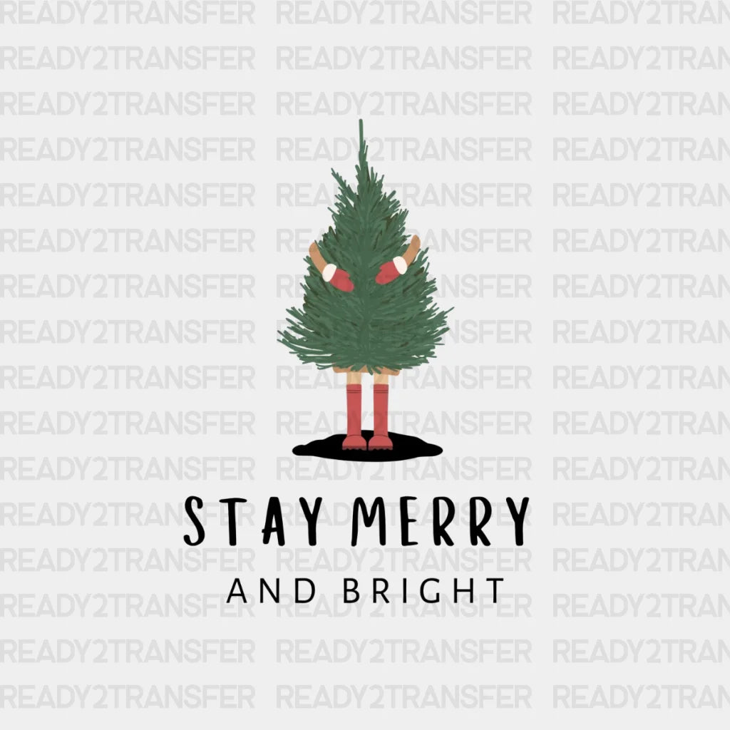 Stay Merry And Bright Dtf Transfer