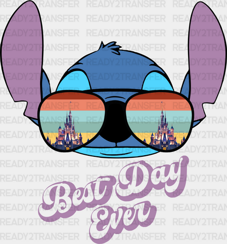 Stitch Best Day Ever Disney Dtf Transfer