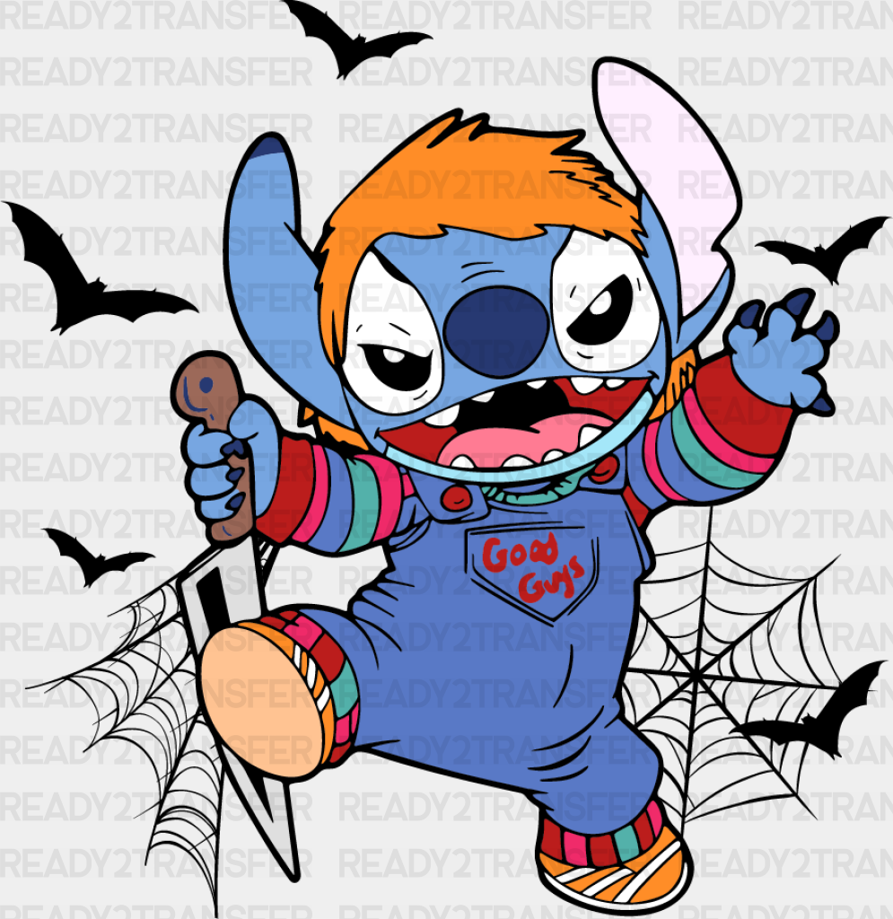 Stitch Chucky Costume Disney Dtf Transfer