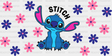 Stitch Flowers - Disney Cup Wrap Uv Sticker Permanent Dtf Decal