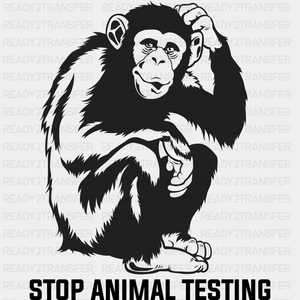 Stop Animal Testing - Vegan DTF Transfers