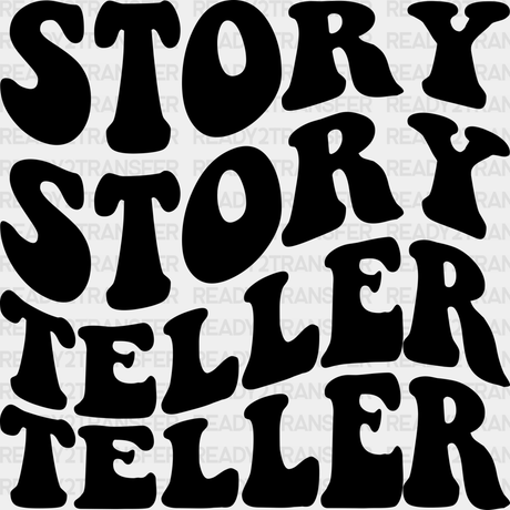 Story Teller - Photography Iron On Dtf Transfer Adult Unisex S & M (10’’) / Dark Color Design