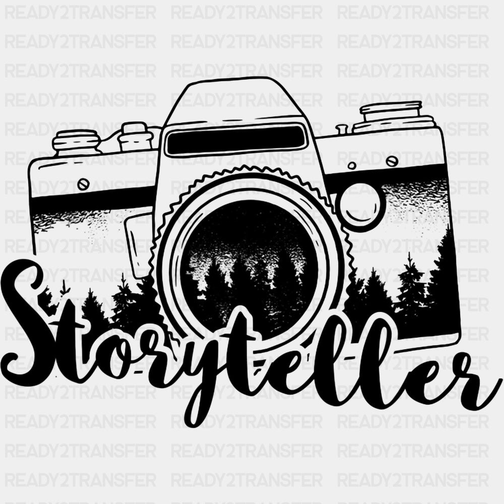Storyteller - Photography DTF Transfers ready2transfer Dark Color Design (See Imaging)