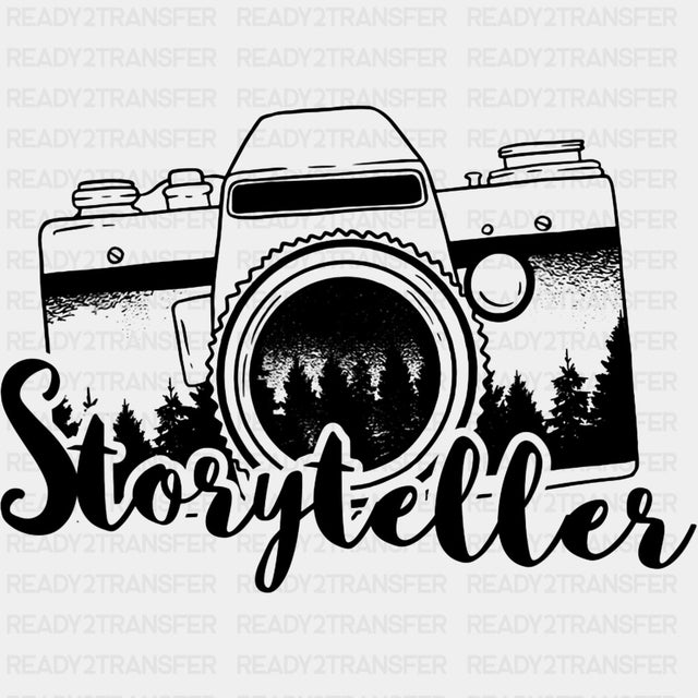 Storyteller - Photography DTF Transfers ready2transfer Dark Color Design (See Imaging)