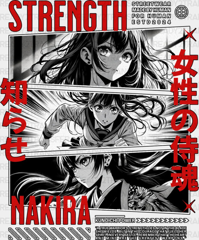 Strength Nakira - Anime Dtf Heat Transfer Success