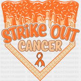 Strike Out Cancer - Leukemia DTF Transfers ready2transfer