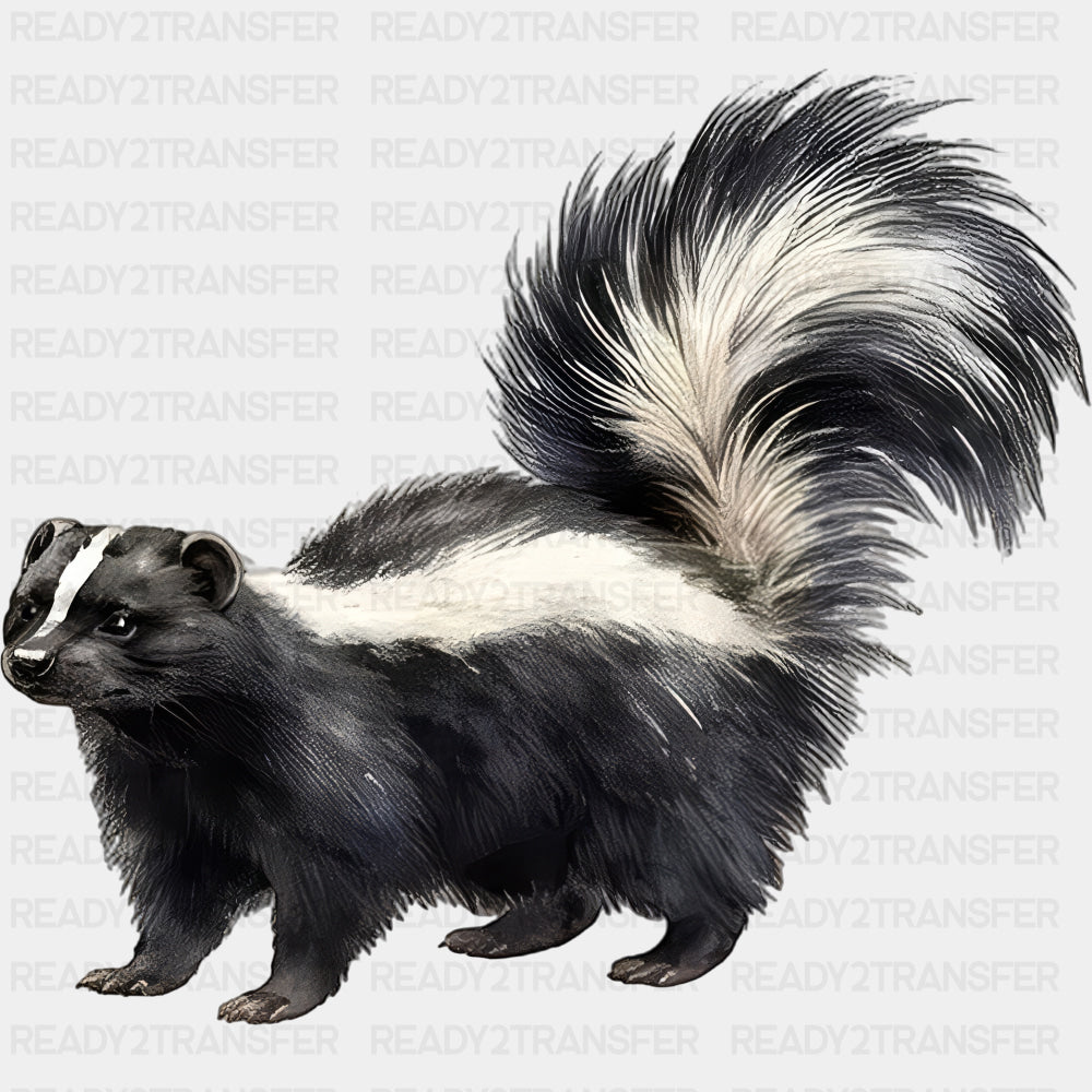 Striped Skunk - Animals DTF Transfers