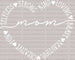 Strong Kind Loving Mother's Day DTF Heat Transfer, Mama Design, Mom DTF ready2transfer White