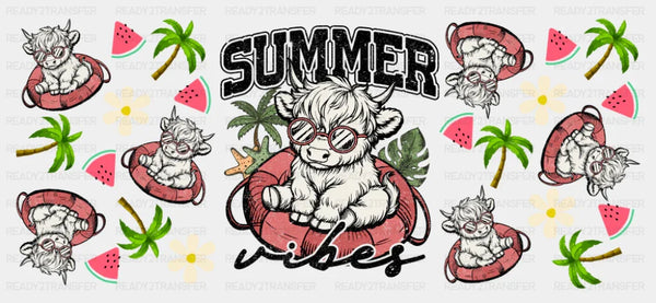 Summer Cool Calf - Summer Cup Wrap UV Sticker Permanent UV DTF Decal