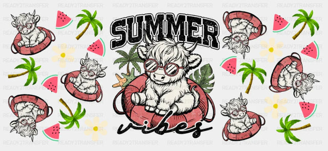 Summer Cool Calf - Summer Cup Wrap UV Sticker Permanent UV DTF Decal