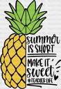 Summer Is Short Make It Sweet Teacherlife Dtf Heat Transfer