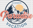 Summer Paradise Vacation Design Dtf Transfer