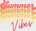 Summer Vibes Summer DTF Transfer ready2transfer White