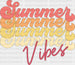 Summer Vibes Summer DTF Transfer ready2transfer Black