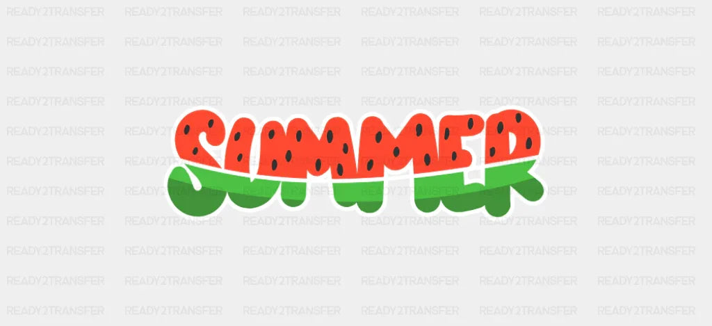 Summer Watermelon - Summer Cup Wrap UV Sticker Permanent UV DTF Decal