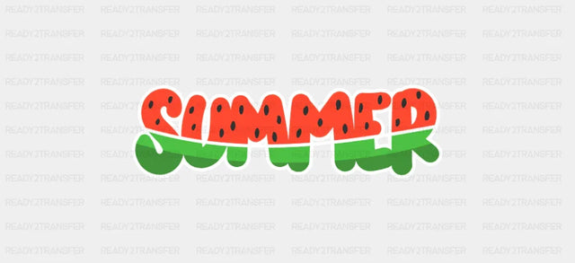 Summer Watermelon - Summer Cup Wrap UV Sticker Permanent UV DTF Decal