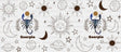 Sun And Moon Scorpio Sign - Zodiac Cup Wrap Uv Sticker Permanent Dtf Decal