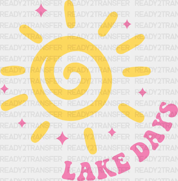 Sun Design Lake Days - Boating DTF heat transfer