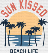 Sun Kissed Beach Life Summer DTF Transfer ready2transfer