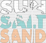 Sun Salt Sand Dtf Transfer