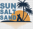 Sun Salt Sand Summer Design Dtf Transfer