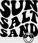 Sun Salt Sand Summer DTF Transfer ready2transfer Black