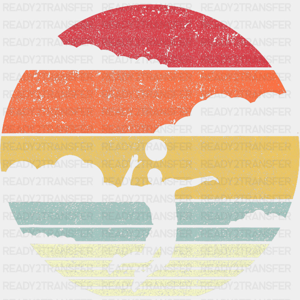 Sunset - Volleyball DTF Transfers ready2transfer