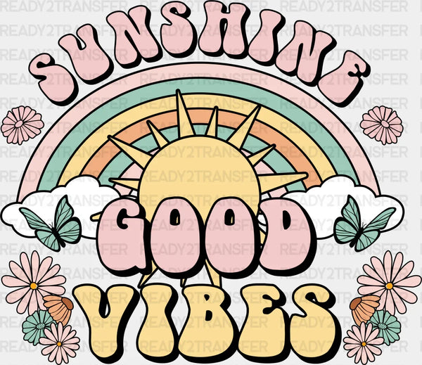 Sunshine Good Vibes Summer DTF Transfer
