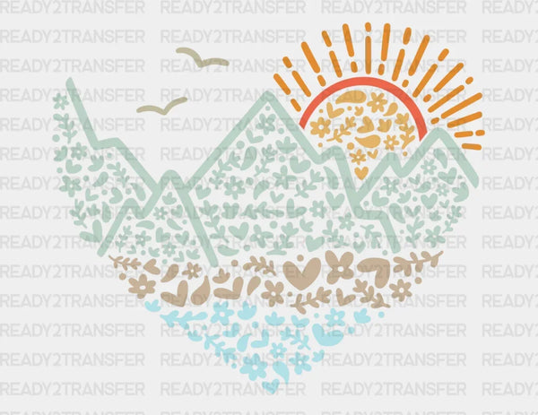 Sunshine Mountain DTF Transfer