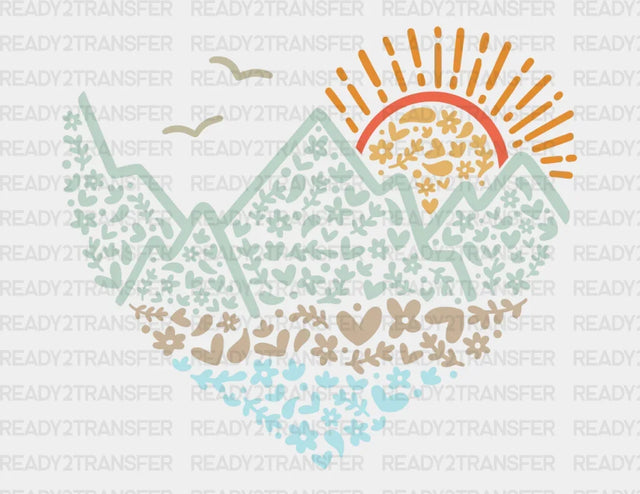 Sunshine Mountain Dtf Transfer