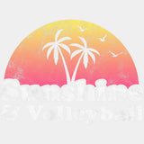 Sunshine & Volleyball - Volleyball DTF Transfers ready2transfer Light Color Design (See Imaging)
