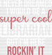 Super Cool Librarian Design - Librarian DTF heat transfer ready2transfer White