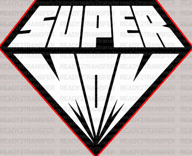 Super Mom Diamond DTF Transfer ready2transfer