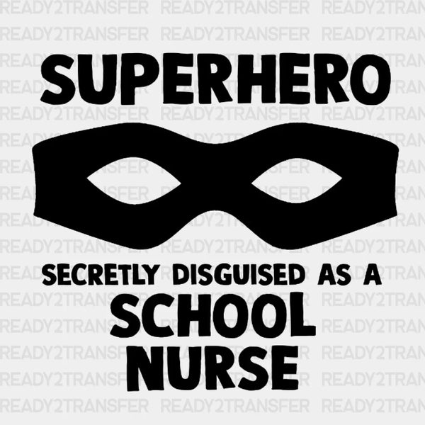 Superhero School Nurse DTF Transfer