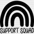 Support Squad, Black, White & Green - Lymphoma DTF Transfers ready2transfer Dark Color Design (See Imaging)