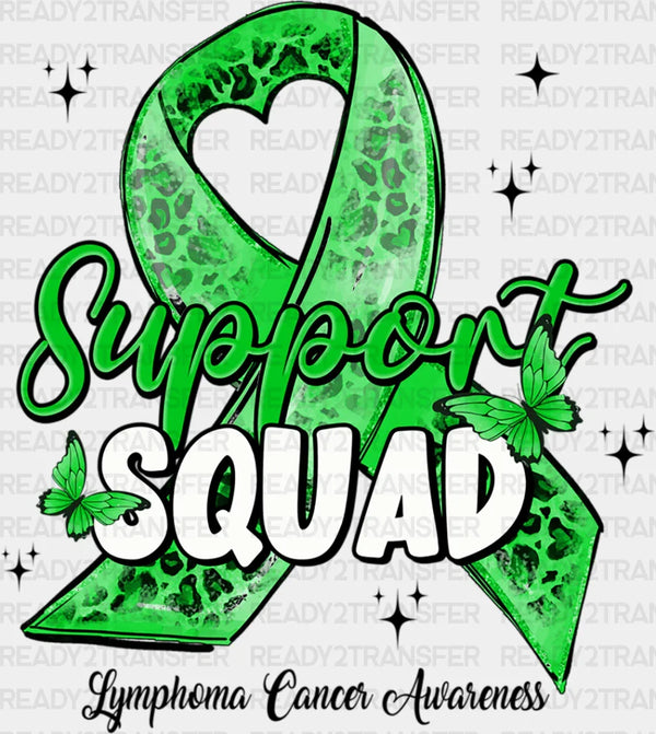 Support Squad Cancer Awareness - Lymphoma DTF heat transfer