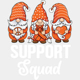 Support Squad, Gnomes - Leukemia DTF Transfers ready2transfer Light Color Design (See Imaging)