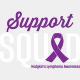Support Squad, Purple - Lymphoma DTF Transfers ready2transfer Light Color Design (See Imaging)