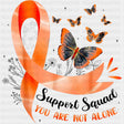 Support Squad, You Are Not Alone - Leukemia DTF Transfers ready2transfer Dark Color Design (See Imaging)