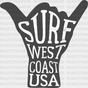 Surf West Coast Usa - Surfing Dtf Heat Transfer