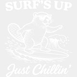 Surf's Up Just Chilling, Beaver - Surfing DTF Transfers ready2transfer Light Color Design (See Imaging)