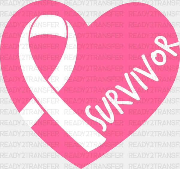 Survivor Pink Awareness DTF Transfer