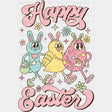 Sweet Happy Easter Design Easter DTF Transfer